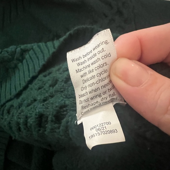 Nine West - evergreen woven turtleneck sweatshirt with different patterns - Picture 9 of 10